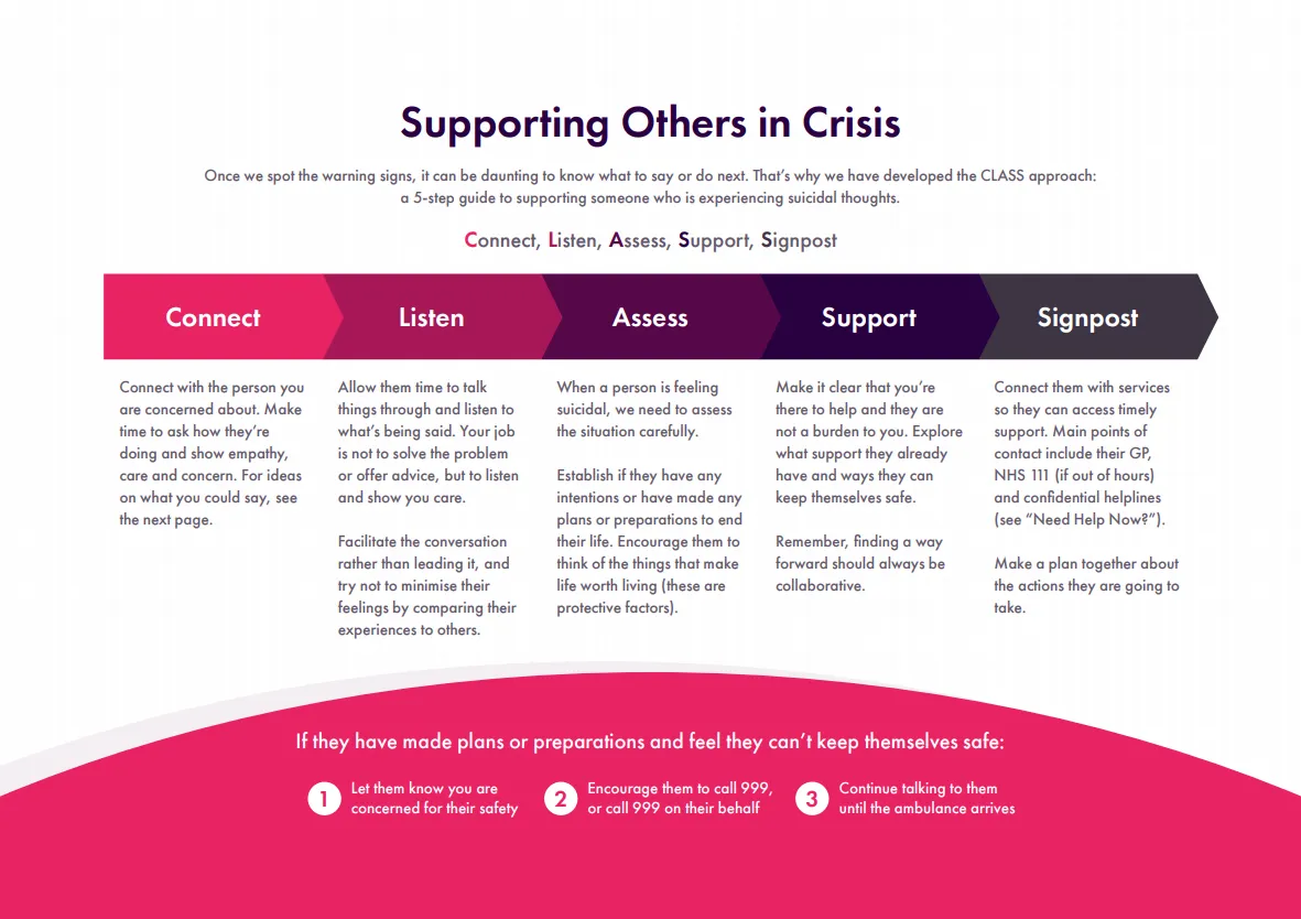 How to support a colleague in crisis